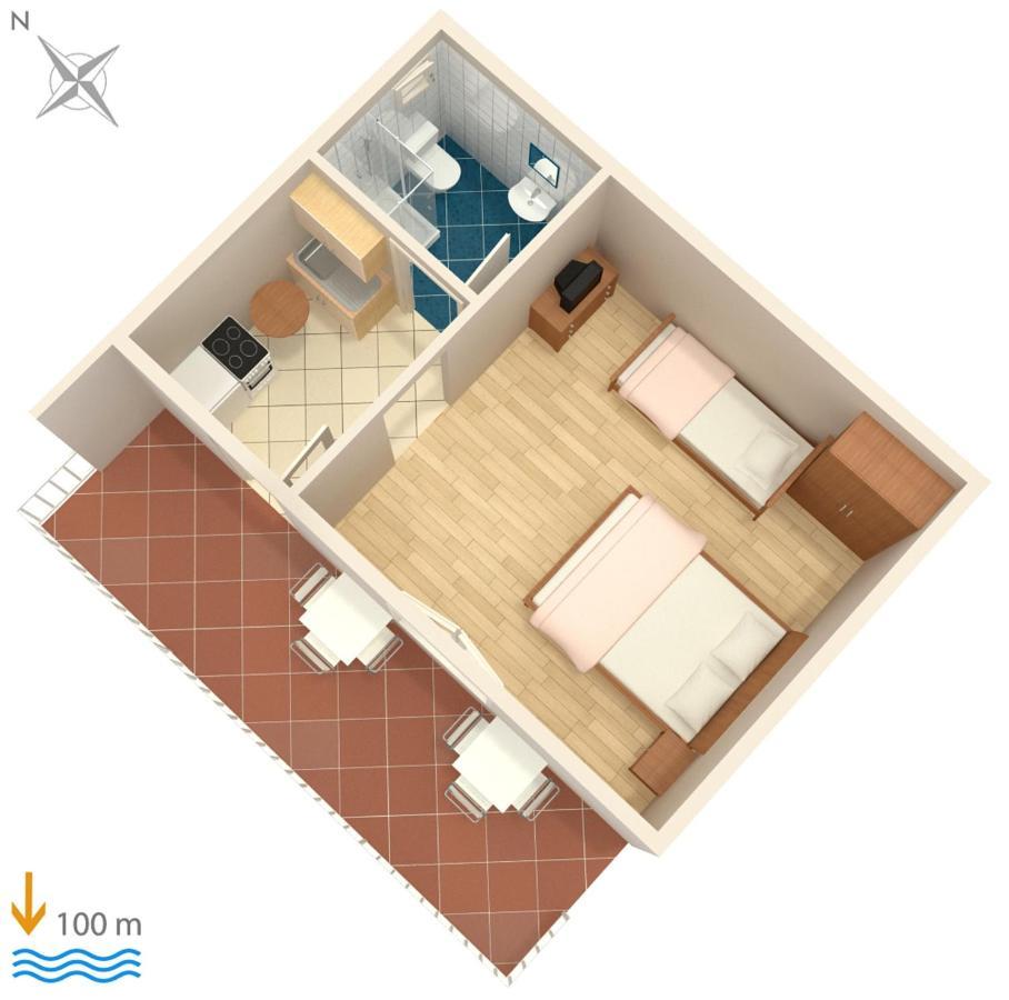 Apartments By The Sea Podaca, Makarska - 6874 外观 照片